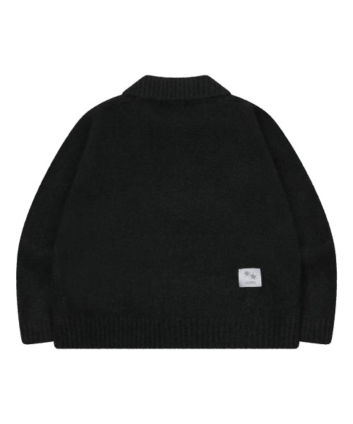 COLLAR KNIT - 3 COLORS BLACK