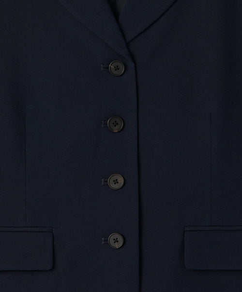 WOMENS 4-BUTTON SHORT BLAZER #韓韶禧同款! - 3 COLORS NAVY