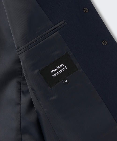 WOMENS 4-BUTTON SHORT BLAZER #韓韶禧同款! - 3 COLORS NAVY