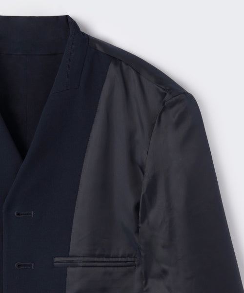 WOMENS 4-BUTTON SHORT BLAZER #韓韶禧同款! - 3 COLORS NAVY