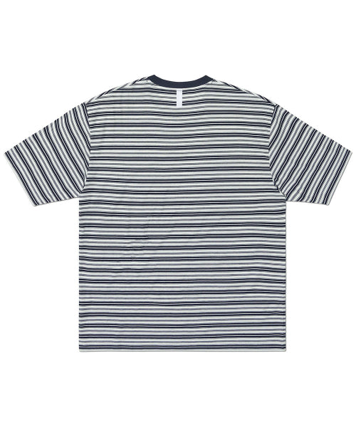OFFBEAT STRIPE T-SHIRT - BLACK - 2 COLORS