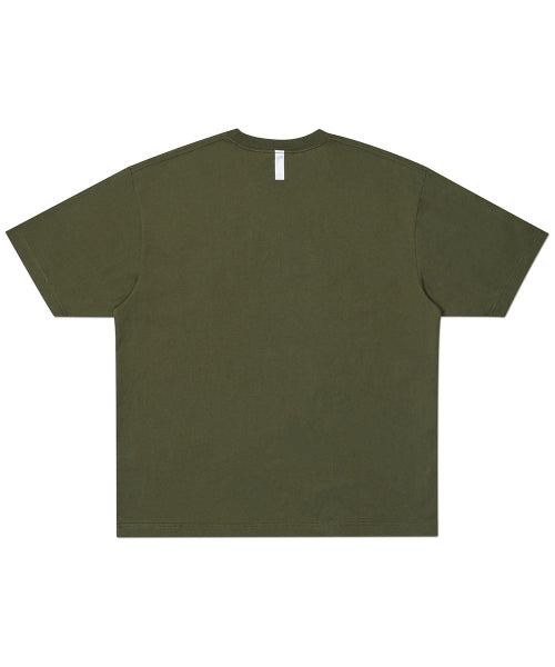 SMEAR ARCH LOGO T-SHIRT - KHAKI - 2 COLORS