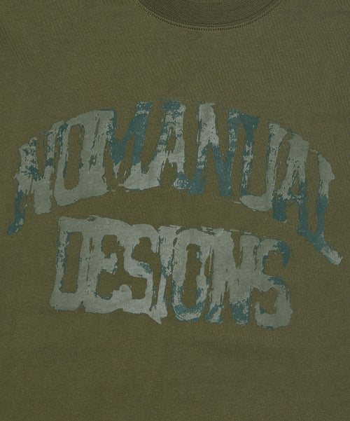 SMEAR ARCH LOGO T-SHIRT - KHAKI - 2 COLORS