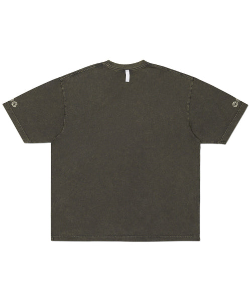 S.I WASHED T-SHIRT - WASHED CHARCOAL - 2 COLORS