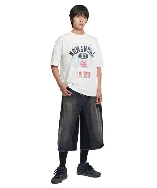 G.P PRINTED T-SHIRT - VINTAGE WHITE - 2 COLORS