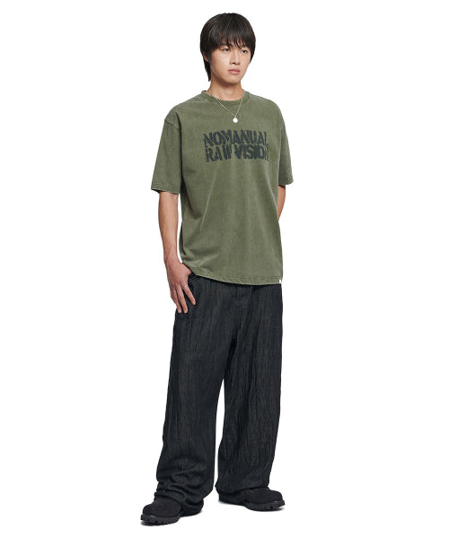 RAWMARK T-SHIRT - WASHED KHAKI - 2 COLORS