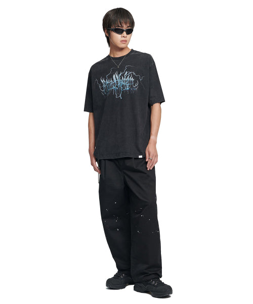 LIGHTNING RAW VISION T-SHIRT - WASHED BLACK - 2 COLORS