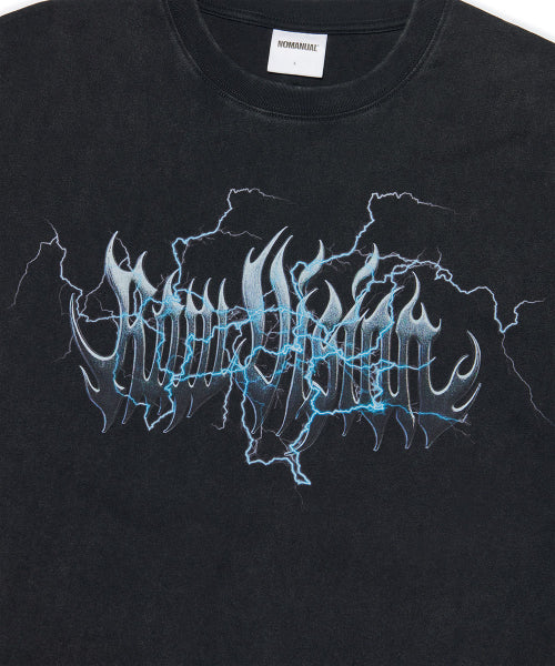LIGHTNING RAW VISION T-SHIRT - WASHED BLACK - 2 COLORS