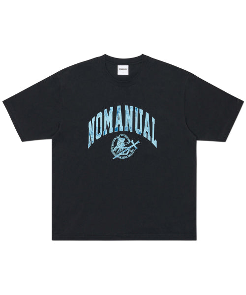 T ARCH LOGO T-SHIRT - BLACK - 3 COLORS