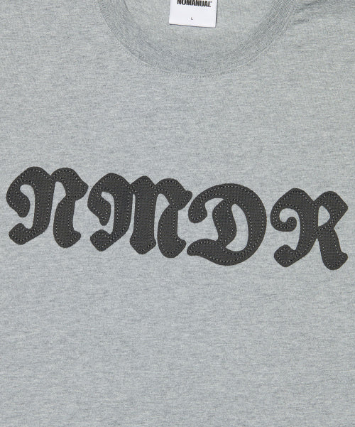 WAFFLE PATCHED T-SHIRT - MELANGE - 2 COLORS