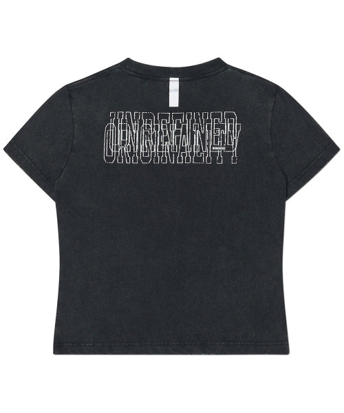 NM SKULL T-SHIRT - WASHED BLACK - 2 COLORS