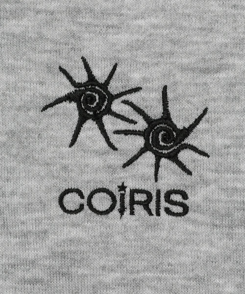 SMALL LOGO HOODIE TEE - 2 COLORS CHARCOAL