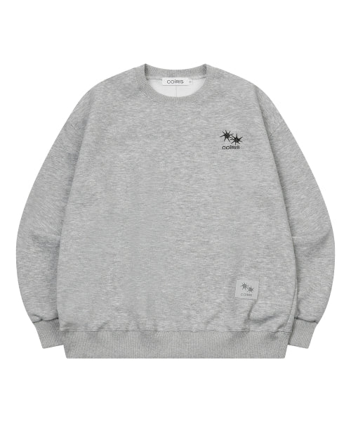 SMALL LOGO SWEATSHIRT - 2 COLORS CHARCOAL