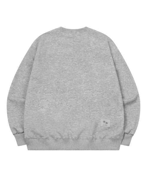 SMALL LOGO SWEATSHIRT - 2 COLORS CHARCOAL