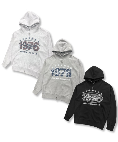 1976 TEE HOODIE - 3 COLORS GREY