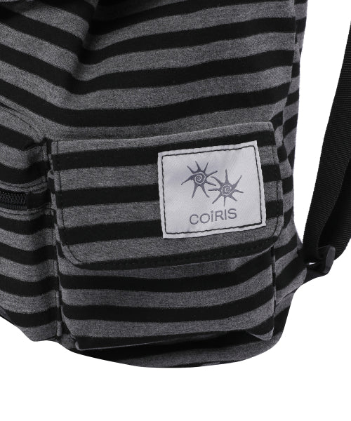 STRIPE BACKPACK CHARCOAL