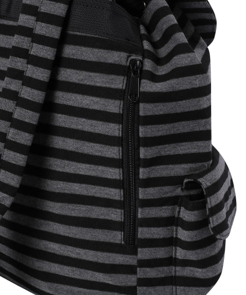 STRIPE BACKPACK CHARCOAL