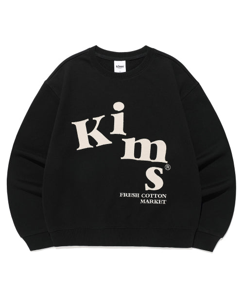 MESSY ALPHA APP SWEATSHIRT - 6 COLORS BLACK