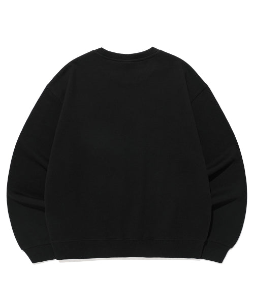 MESSY ALPHA APP SWEATSHIRT - 6 COLORS BLACK