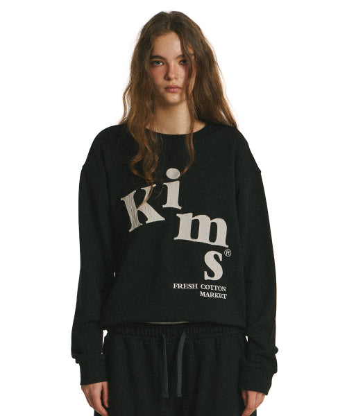 MESSY ALPHA APP SWEATSHIRT - 6 COLORS BLACK