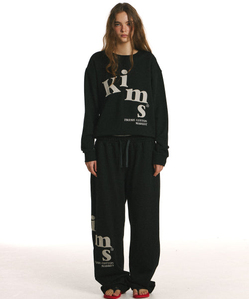 MESSY ALPHA APP SWEATSHIRT - 6 COLORS BLACK