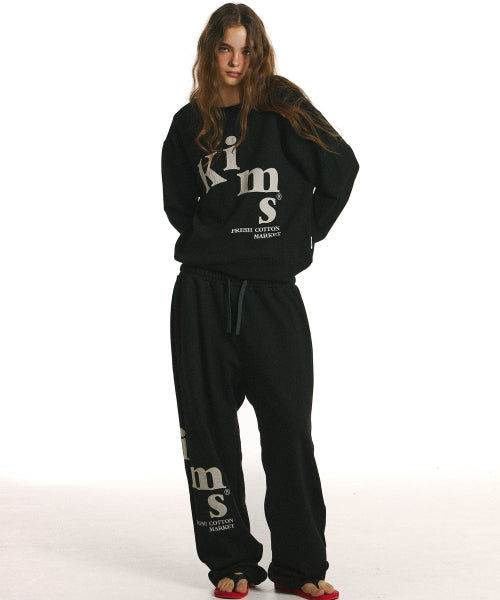 MESSY ALPHA APP SWEATSHIRT - 6 COLORS BLACK