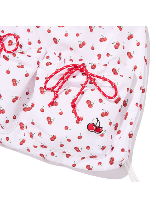 KIRSH POCKET RIBBON STRAP GYM SACK AS SHOWN