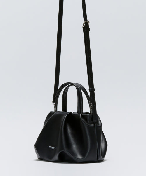 PUFF MINI TOTE CROSSBODY BAG - 4 COLORS BLACK