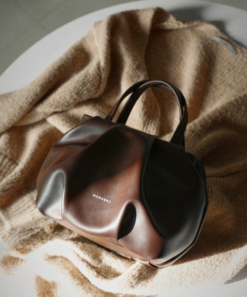 PUFF MINI TOTE CROSSBODY BAG - 4 COLORS BLACK