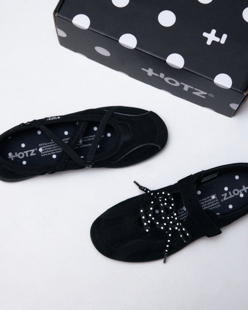 ROMARI DOT BANDING MARY JANE (DOT EDITION) BLACK