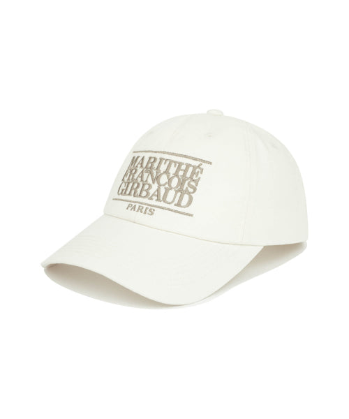 CLASSIC LOGO COVERED CAP - 5 COLORS IVORY