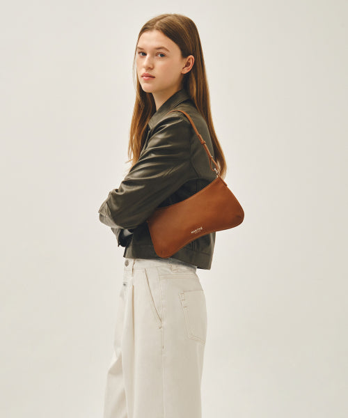 REGULAR LOGO MINI PEANUT BAG brown
