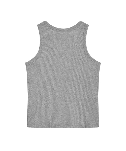 WAFFLE SLEEVELESS - 5 COLORS GREY
