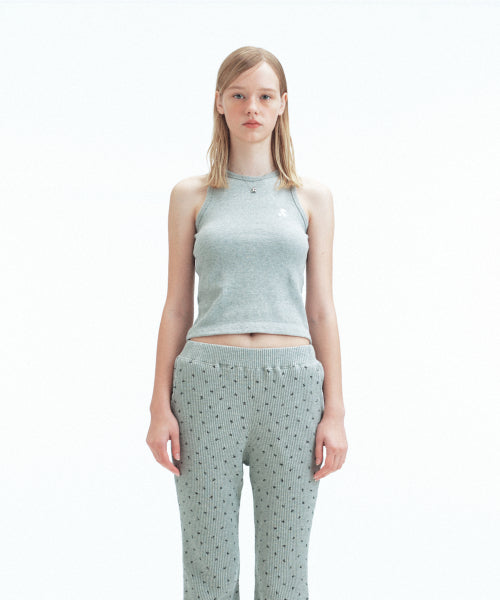 WAFFLE SLEEVELESS - 5 COLORS GREY