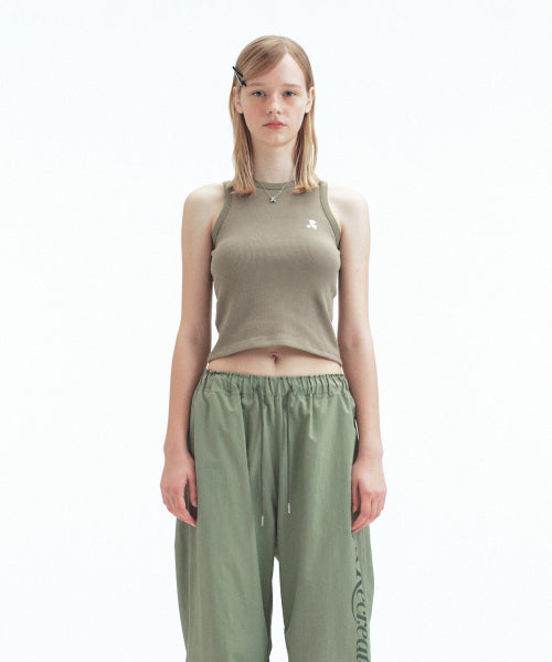 WAFFLE SLEEVELESS - 5 COLORS KHAKI