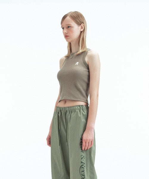 WAFFLE SLEEVELESS - 5 COLORS KHAKI