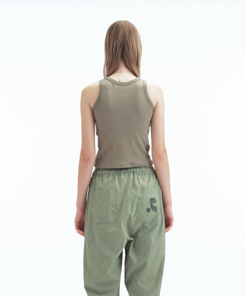WAFFLE SLEEVELESS - 5 COLORS KHAKI