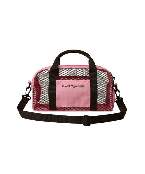 MESH MINI DUFFLE BAG - 2 COLORS PINK