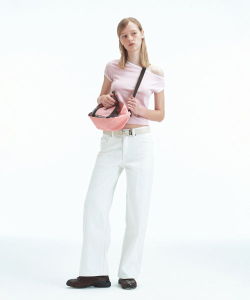MESH MINI DUFFLE BAG - 2 COLORS PINK