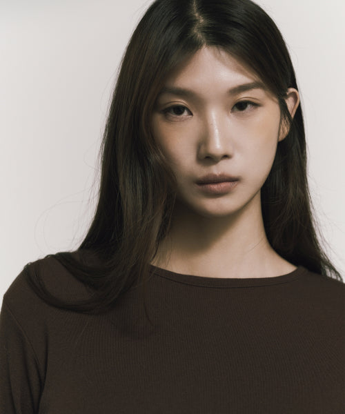 ESSENTIAL ROUND TOP #徐睿知同款! - 6 COLORS BROWN
