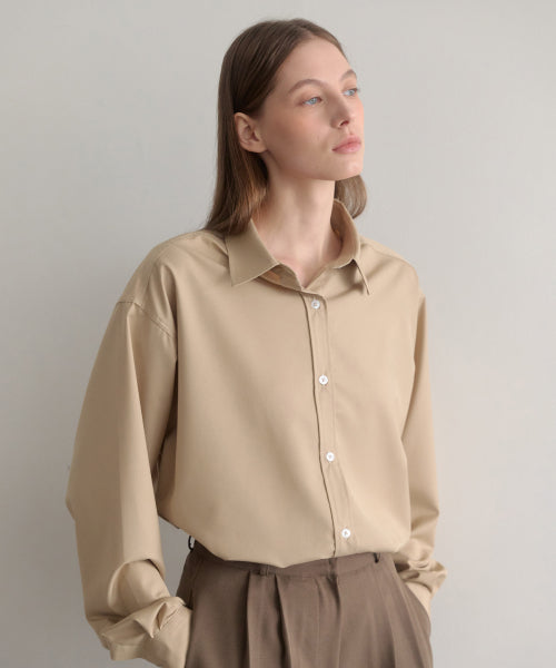 THE OFFICE SHIRT - 7 COLORS BEIGE