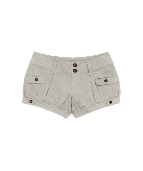 PUMPKIN FLAP SHORTS - 3 COLORS BEIGE