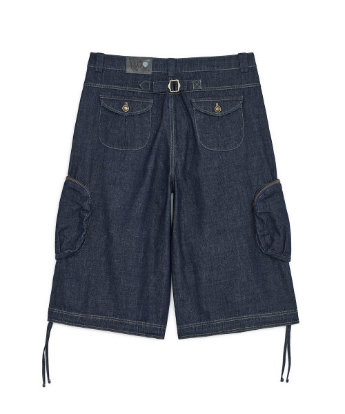 WASHED BERMUDA CARGO PANTS AS SHOWN