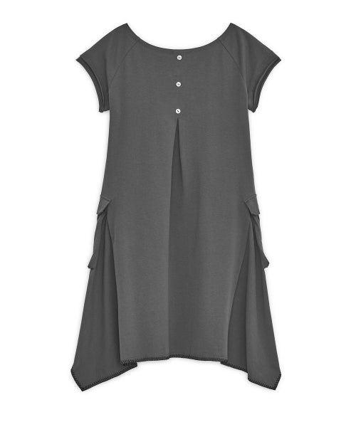 PIGMENT COTTON DRESS - 2 COLORS CHARCOAL