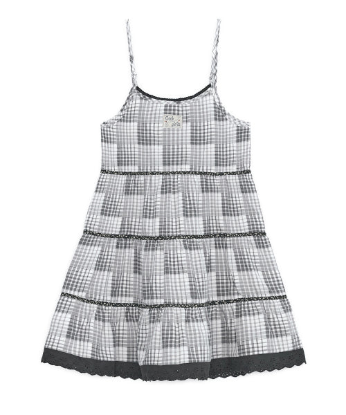 TIERED MORI SLEEVELESS - 2 COLORS GREY