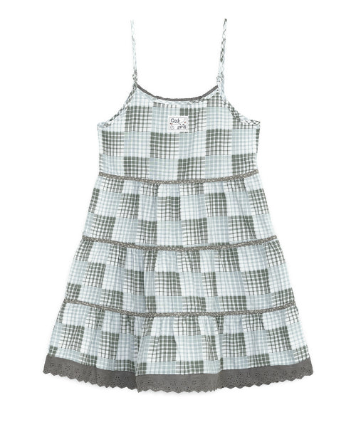 TIERED MORI SLEEVELESS - 2 COLORS GREY