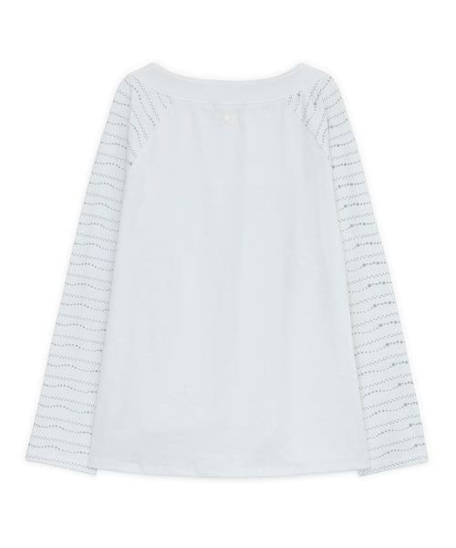 DRAWSTRING LONG SLEEVE - 3 COLORS IVORY
