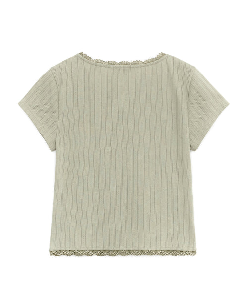 GEEK GIRL LACE TOP - 4 COLORS GREEN