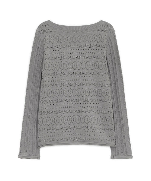 KNIT CARDIGAN - 2 COLORS GREY