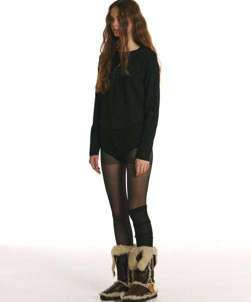 KIMS BAM LOGO LS TEE BLACK - 5 COLORS BLACK